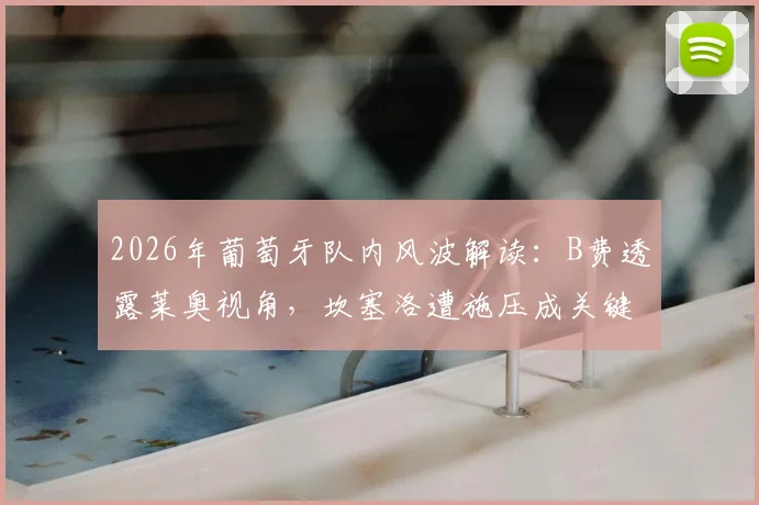 2026年葡萄牙队内风波解读：B费透露莱奥视角，坎塞洛遭施压成关键，团队团结高于一切